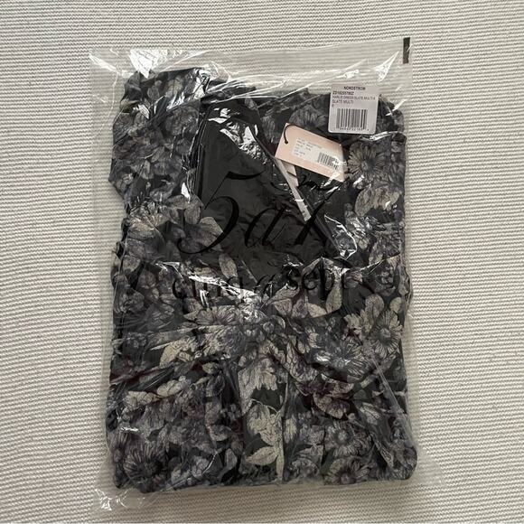 NWT New Cinq à Sept Harlie Floral Print Balloon Sleeve Dress Size 6 - Picture 7 of 8